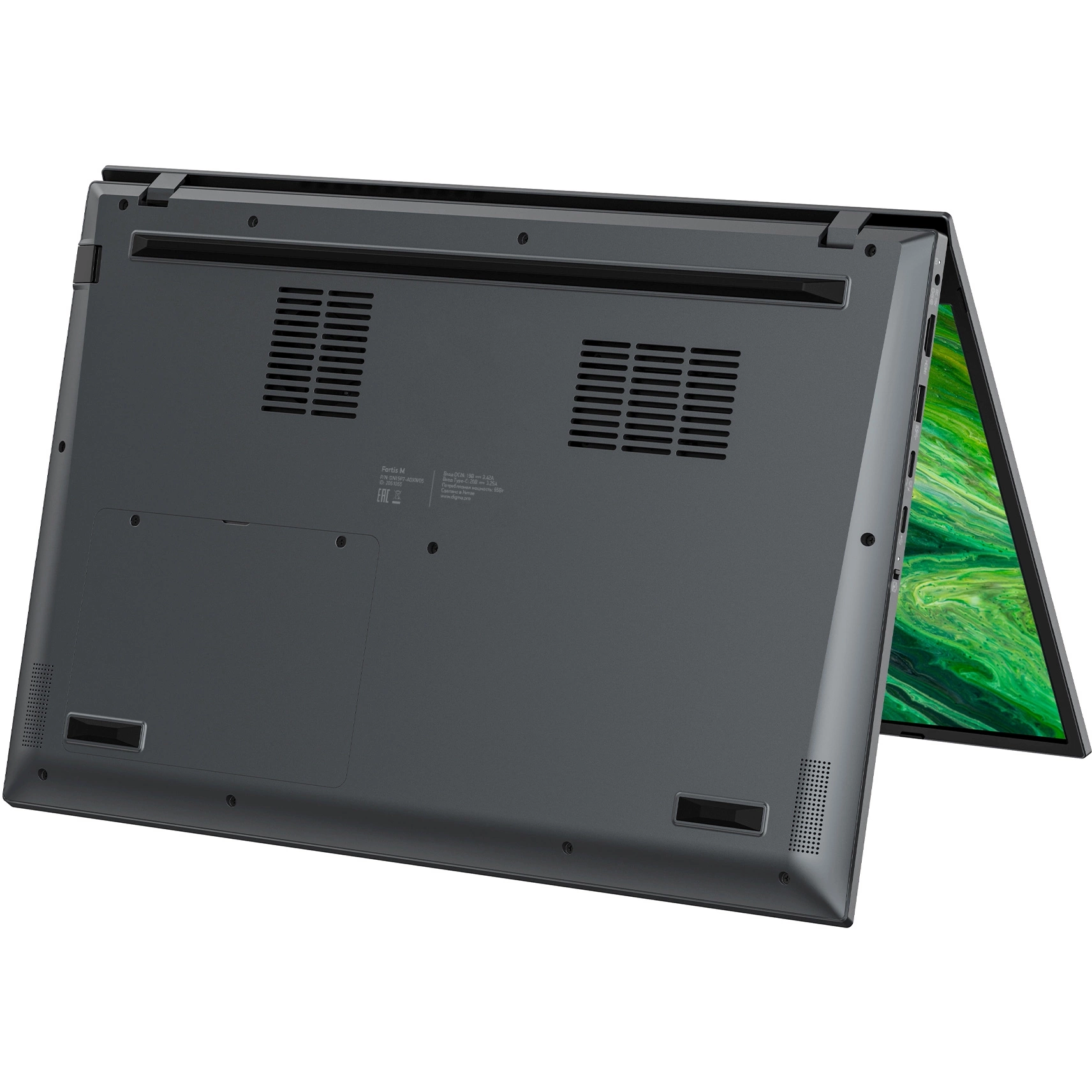 Ноутбук Digma Pro Fortis M DN15P7-ADXW05 Core i7 1355U 16Gb SSD512Gb Intel UHD Graphics 15.6" IPS FHD (1920x1080) Wind 11 Pro grey WiFi BT Cam — фото 10