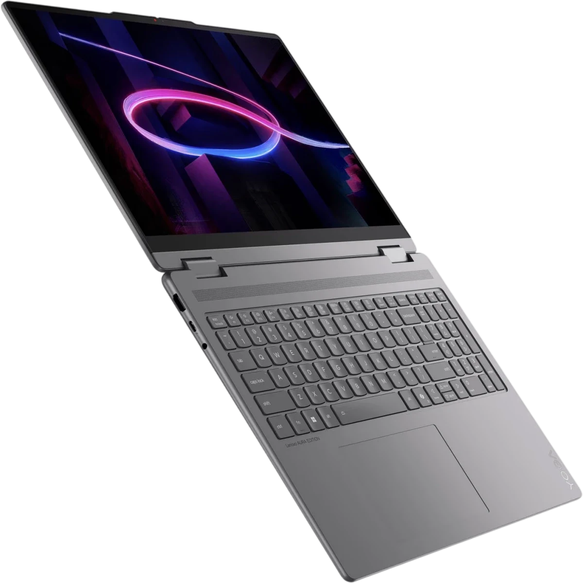 Ноутбук Lenovo Yoga 7 2-in-1 16IPH11 (83TE0022RK-Win11H) Core Ultra 7 355 16Gb SSD1Tb Intel Graphics 16" OLED Touch WUXGA (1920x1200) grey WiFi BT Cam — фото 3