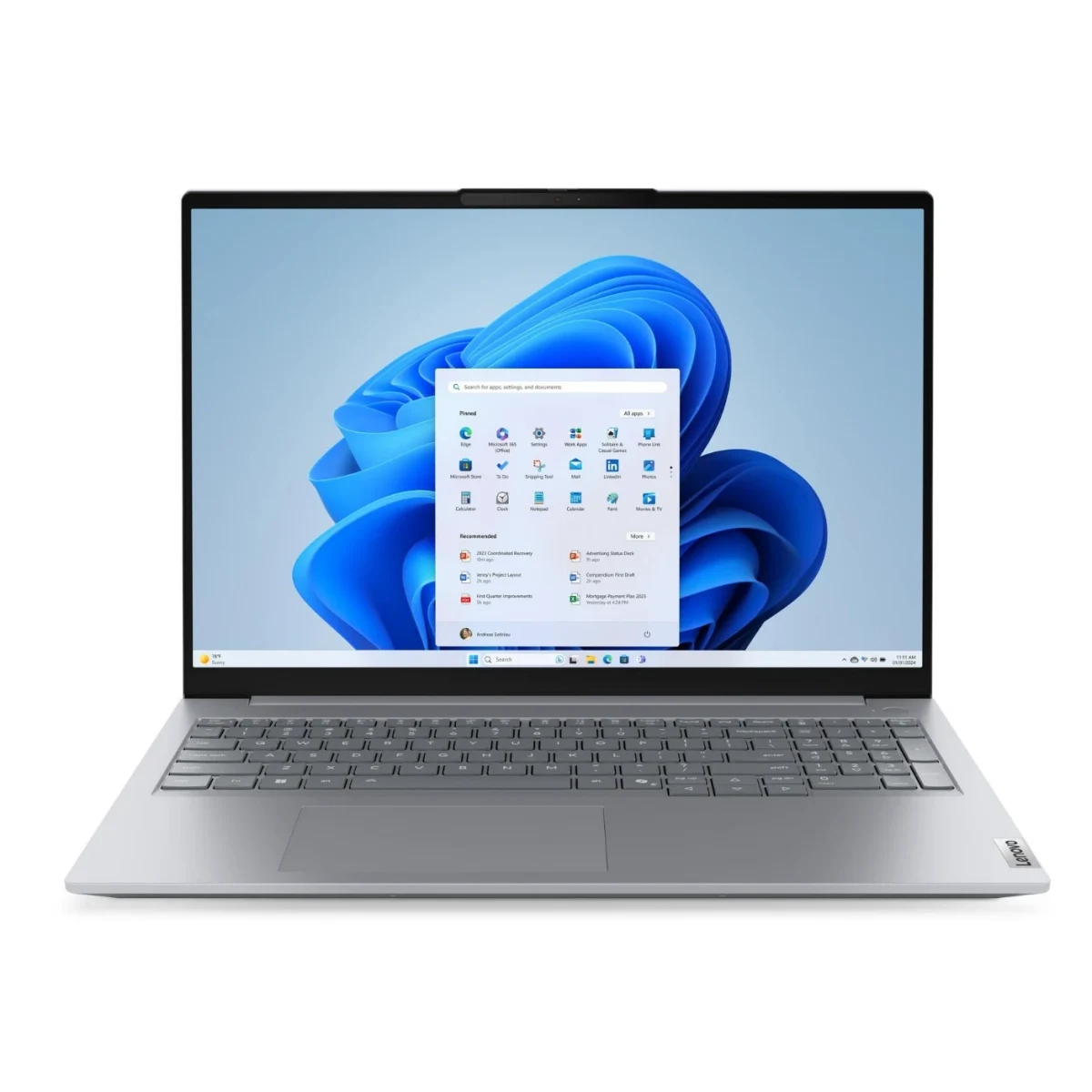 Ноутбук Lenovo ThinkBook 16 G8 IRL (21SHA07TCD) Core7 250H/16Gb/512Gb/Win11Home