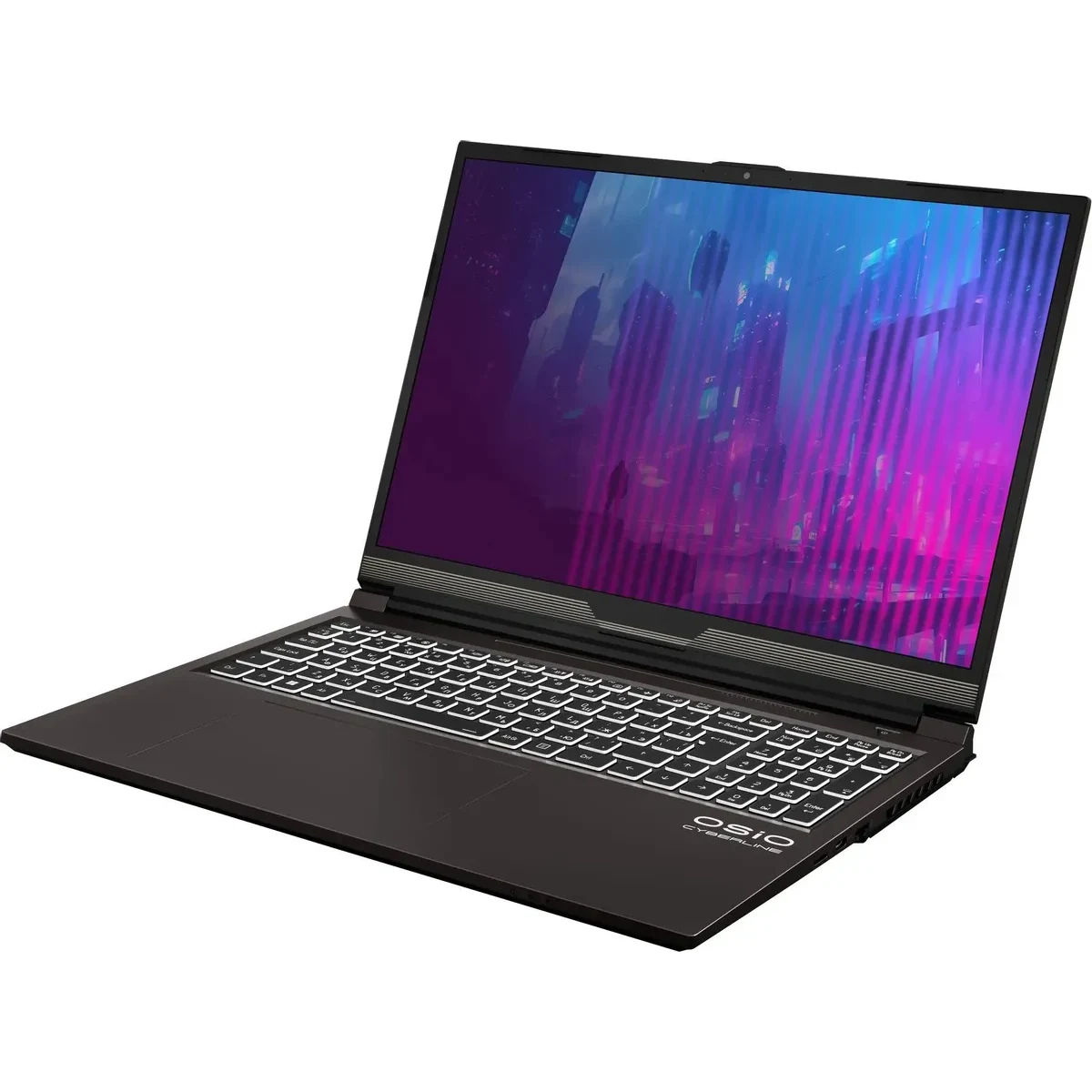 Ноутбук OSIO CyberLine C160i-001 16.1", IPS, Intel Core i5 12600H 1.2ГГц, 12 ядер, 16ГБ 512ГБ SSD, RTX 3050 - 6 ГБ, без ОС, коричневый — фото 7