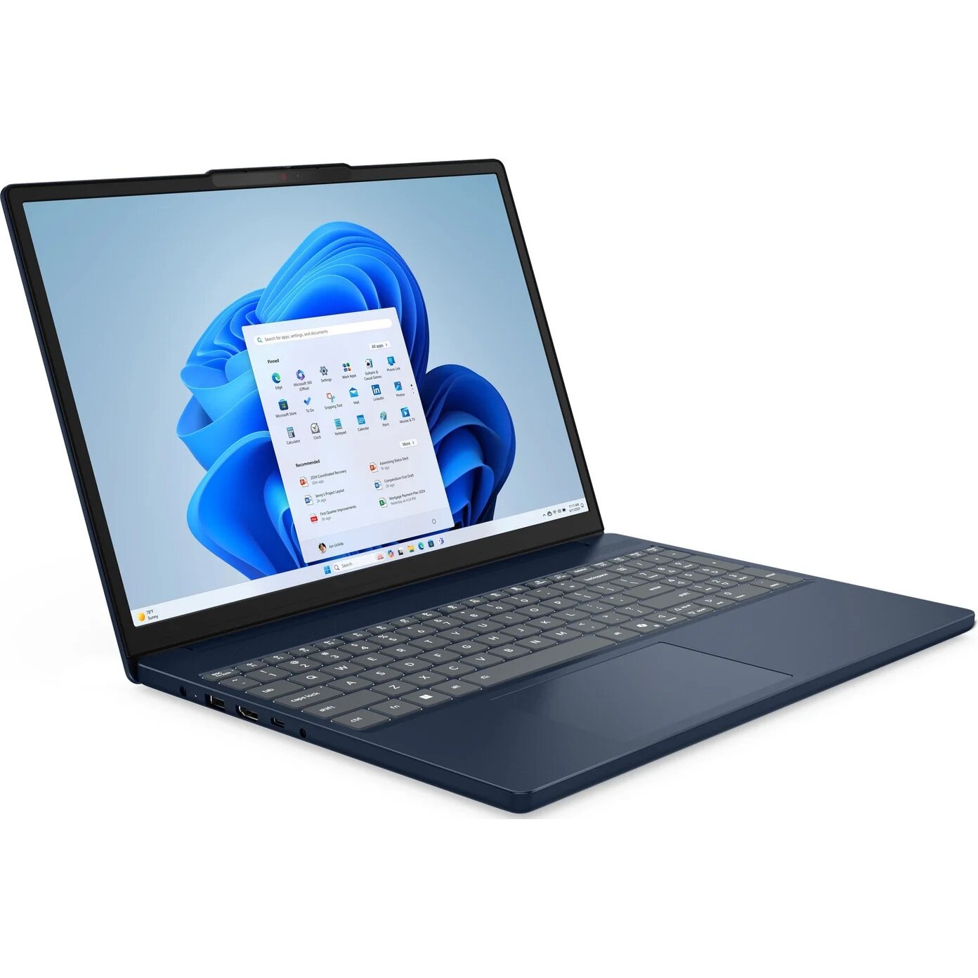 Ноутбук Lenovo IdeaPad Slim 3 15ARP10 (83K700B0PB) Cosmic Blue — фото 6