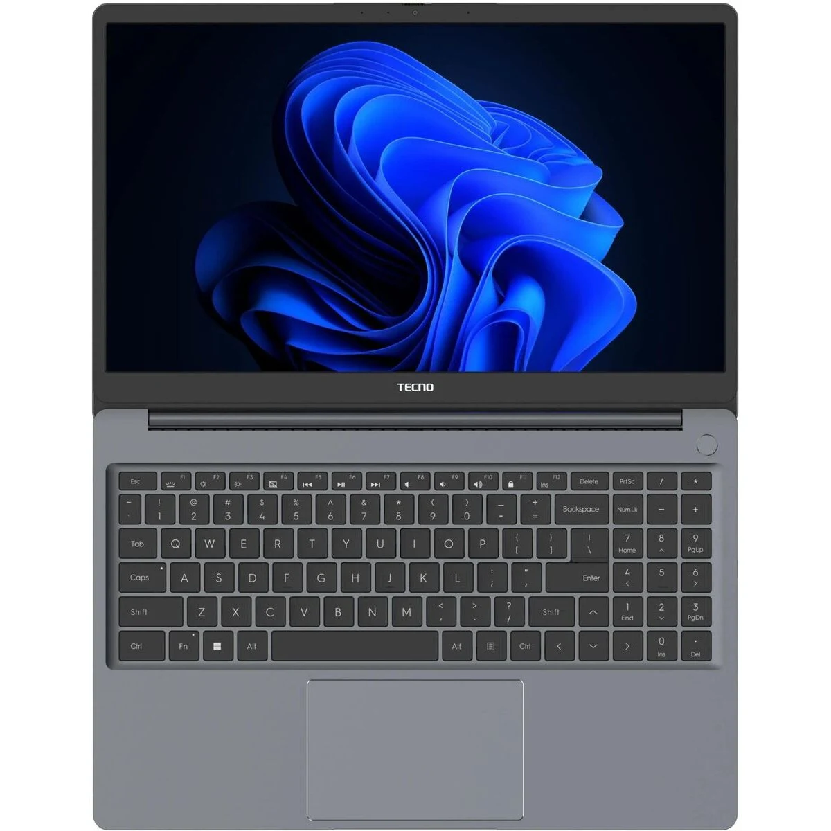 Ноутбук Tecno MegaBook K15SDA (71005000257) Ryzen 5 7430U 16Gb SSD512Gb AMD Radeon Graphics 15.6" IPS FHD (1920x1080) Win11Home grey WiFi BT — фото 4
