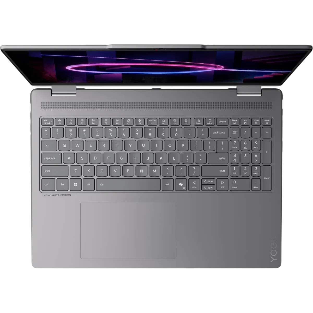 Ноутбук Lenovo Yoga 7 2-in-1 16IPH11 (83TE0022RK-Win11H) Core Ultra 7 355 16Gb SSD1Tb Intel Graphics 16" OLED Touch WUXGA (1920x1200) grey WiFi BT Cam — фото 7