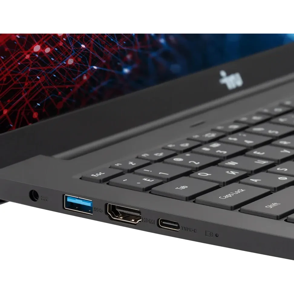 Ноутбук IRU Strato 15ALID4-2168045 Core i7 1280P 16Gb SSD512Gb Intel UHD Graphics 15.6" IPS FHD (1920x1080) без ОС black WiFi BT Cam 6000mAh — фото 7