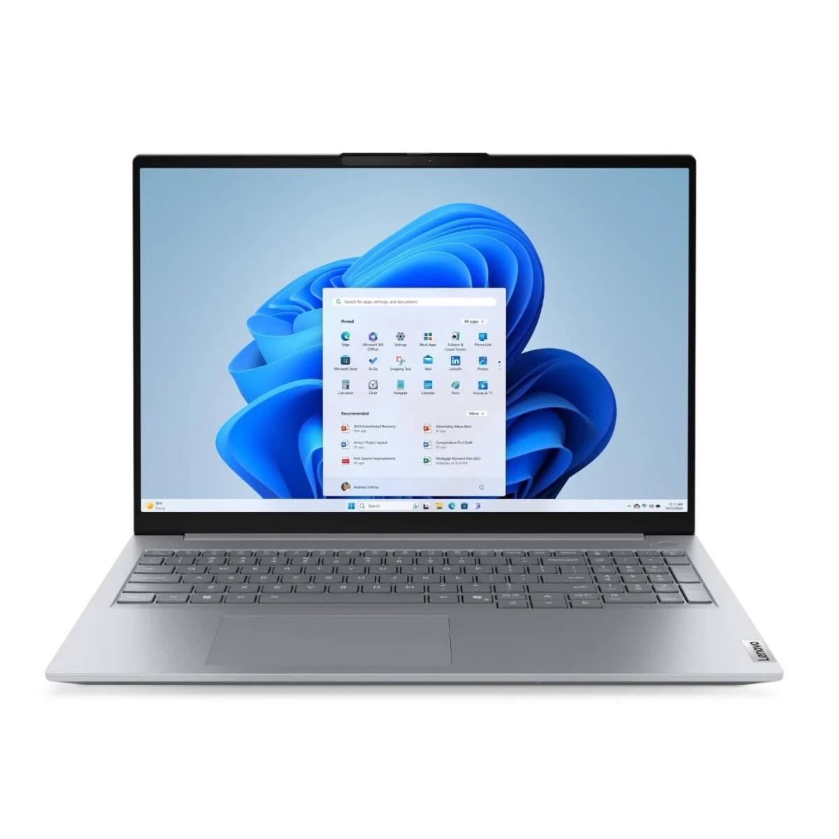 Ноутбук Lenovo ThinkBook 16 G8 21SK0030GQ IAL 16" WUXGA IPS, Intel Core Ultra 7 255H, 16Gb, 512Gb SSD, FHD Cam, 45Whr, no OS, серый