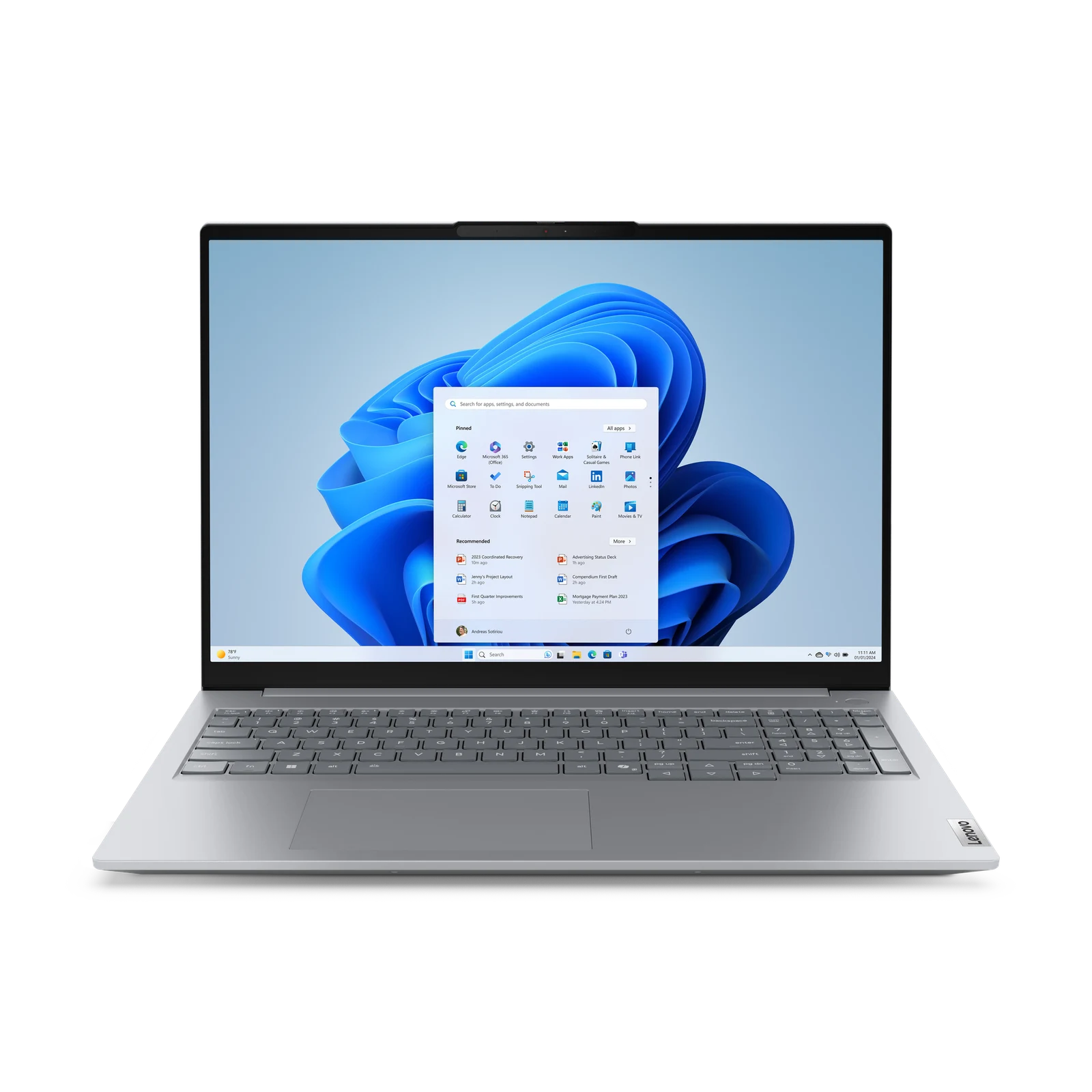 Ноутбук Lenovo ThinkBook 16 G8 IAL (21SK007URT) Arctic Grey