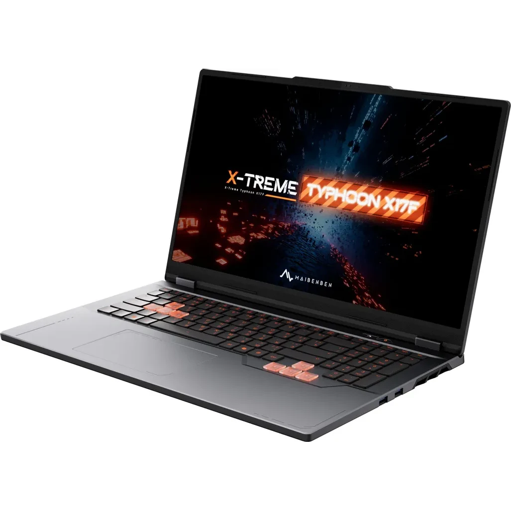 Ноутбук Maibenben X17F-R774350G34LG4E10-Linux Ryzen 7 7445HS 16Gb SSD1Tb Nvidia GeForce RTX 3050 4Gb 17.3" IPS FHD (1920x1080)grey WiFi BT Cam 5200mAh — фото 7