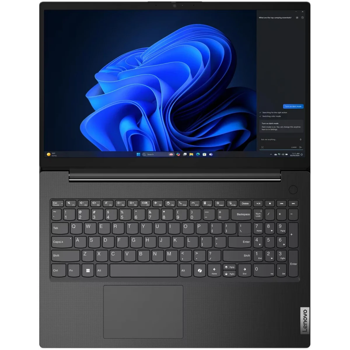 Ноутбук Lenovo V15 G5 IRL (83GW0066PB-DOS) клав.рус.грав 15.6" FHD TN i5-13420H/16Gb/512Gb SSD Business Black — фото 4