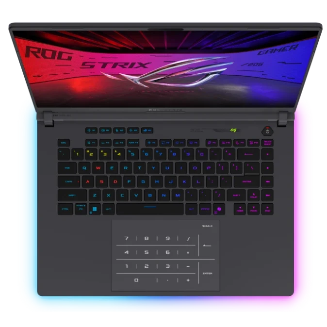 Ноутбук ASUS ROG Strix G16 G615LR-S5162 (90NR0LR1-M00670-32Win11P) Ultra 7 255HX 2.3GHz/16"/2560х1600/32GB/1024GB SSD/GF RTX 5070 Ti 12GB/Wi-Fi/BT — фото 4