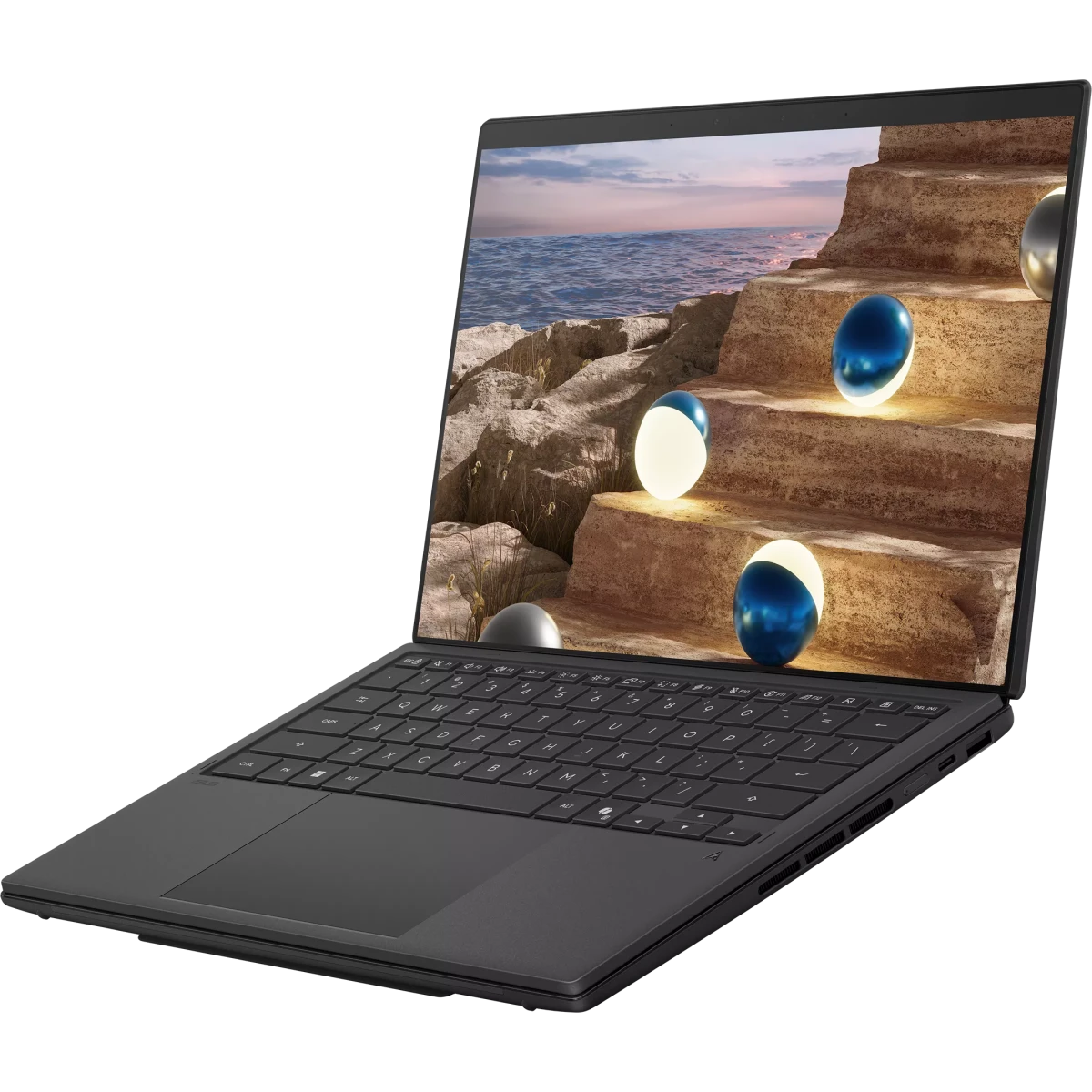 Ноутбук Asus ZenBook Duo UX8407AA-SN537X (90NB16V1-M00VT0-Win11P) Core Ultra X9 378H 32Gb SSD2Tb Intel Arc B390 14" OLED Touch 3K (2880x1800) dk.grey — фото 4