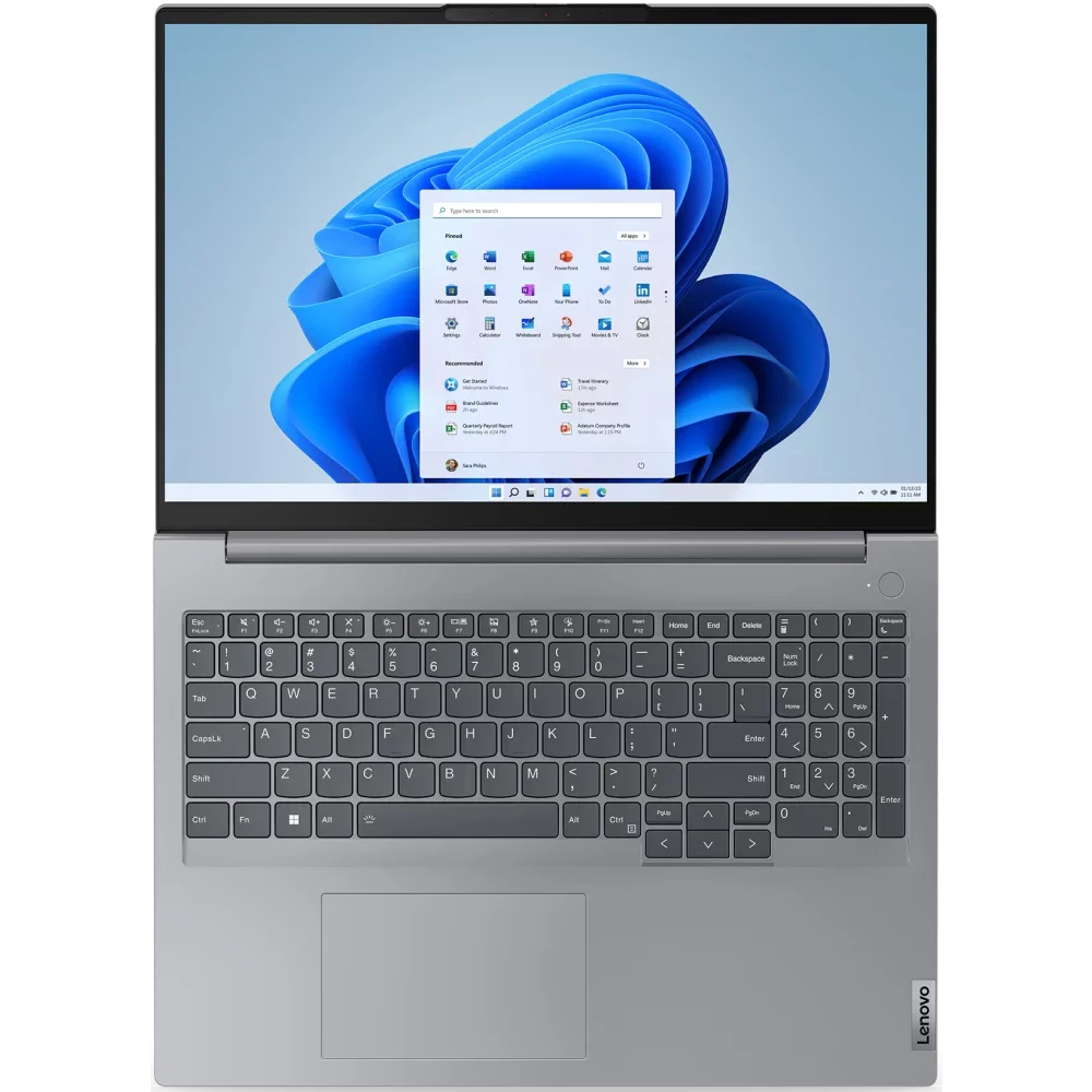 Ноутбук Lenovo Thinkbook 16 G6 IRL (21KH00SMEV) 16", IPS, Intel Core i5 13420H 2.1ГГц, 8 ядер, 16ГБ DDR5, 512ГБ SSD, Intel UHD Graphics, без ОС серый — фото 6