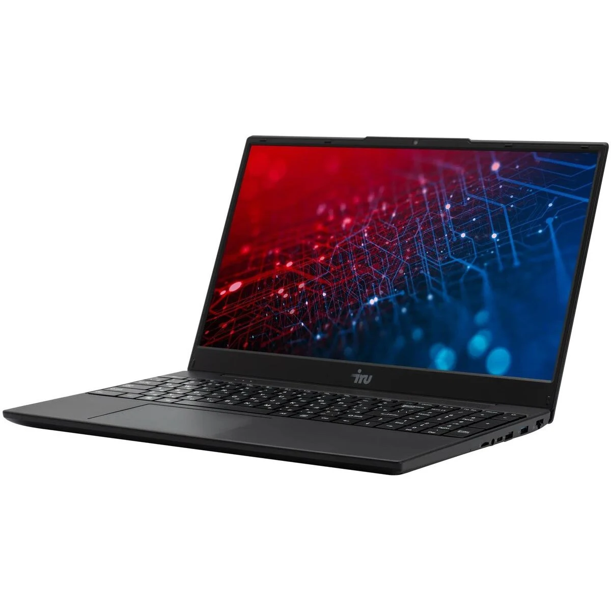 Ноутбук IRU Tactio 15ALG (2044618) Core i5 1235U 8Gb SSD256Gb Intel Iris Xe graphics 15.6" IPS FHD Windows 11 Pro black WiFi BT Cam — фото 3