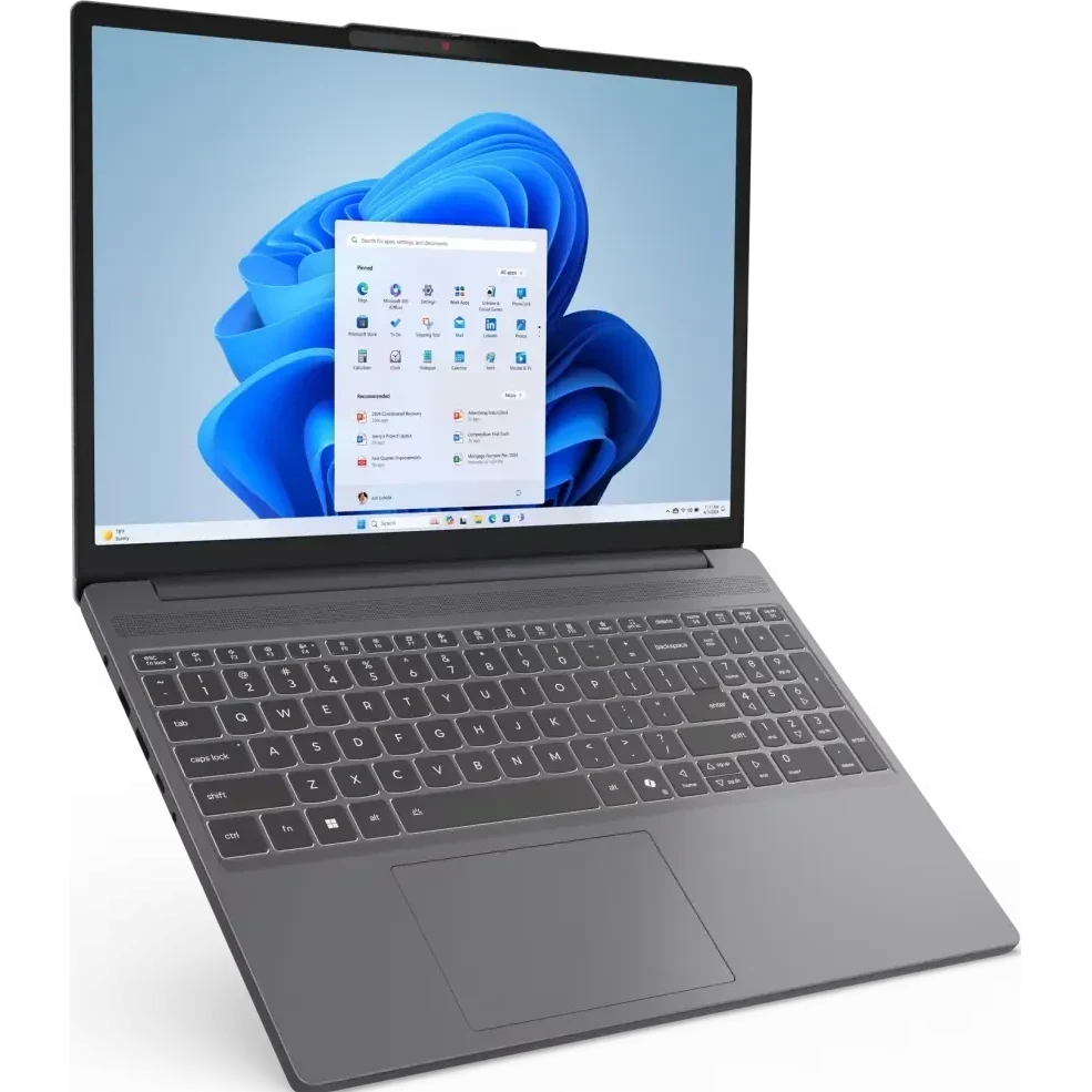 Ноутбук Lenovo IdeaPad Slim 3 15IRH10 (83K100CSRM) 15.3" WUXGA 1920x1200/Intel Core i7 13620H/16 Gb/1 Tb SSD/Intel UHD Graphics/No OS/серый/1.59 кг — фото 4