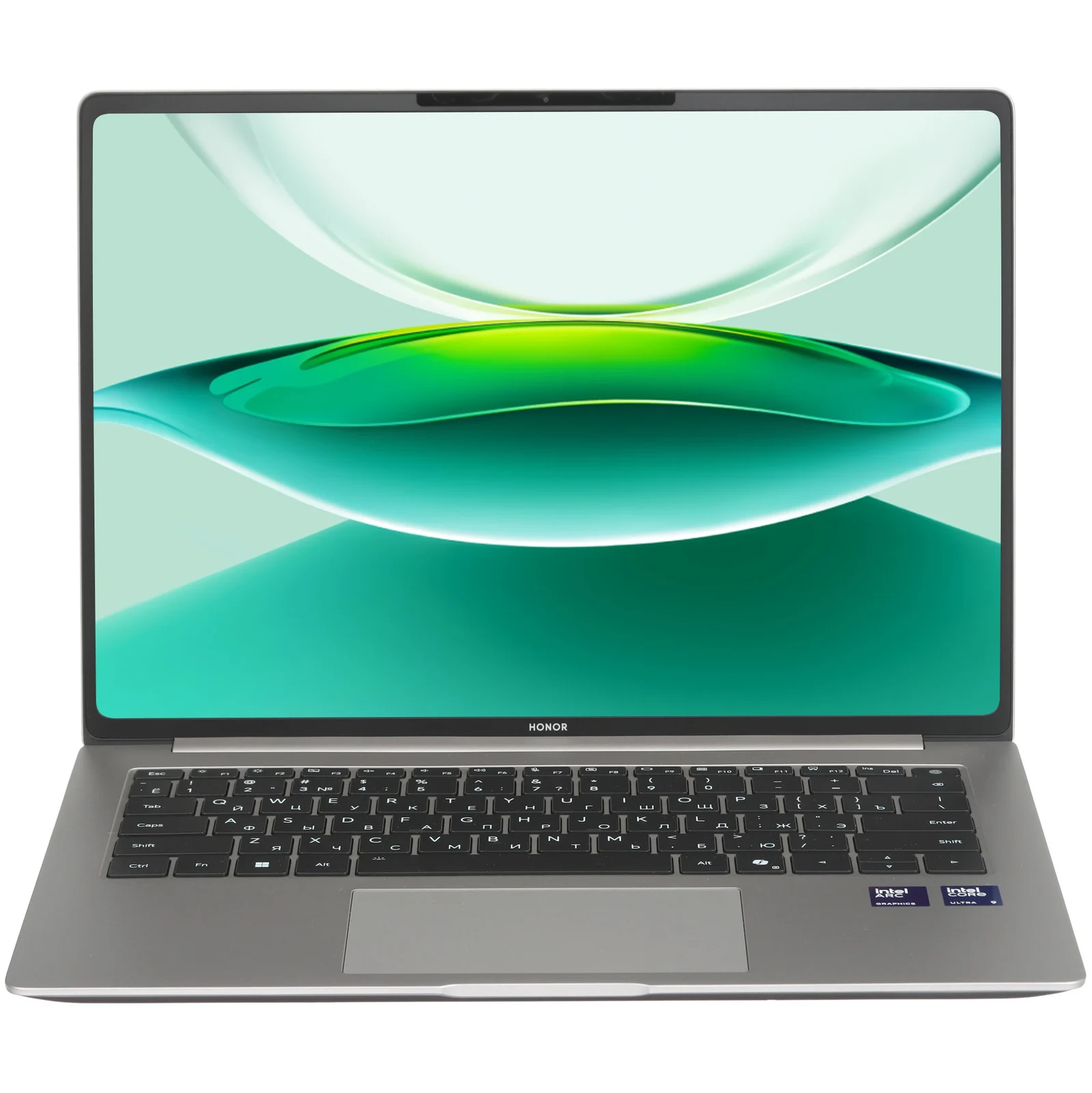 Ноутбук Honor MagicBook Pro 14 FMB-P (5301ANXE) 14.6", 2025, OLED, Core Ultra 9 285H 2.9ГГц, 16 ядер, 32ГБ LPDDR5x, 1ТБ SSD, Arc 140T, W11H серый