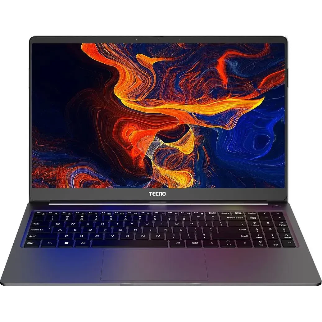 Ноутбук TECNO MegaBook T15DA (71003300345) 15.6", IPS, AMD Ryzen 5 7430U 2.3ГГц, 6 ядер, 8ГБ 512ГБ SSD, AMD Radeon Graphics, Windows 11 Home, серый — фото 1