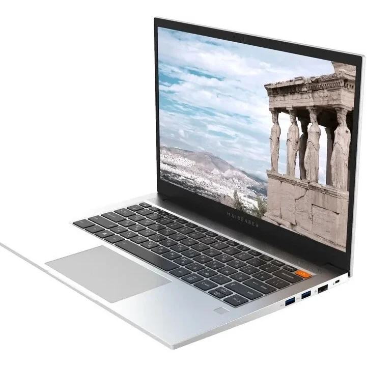 Ноутбук Maibenben B114C-R576UMF1SPSRE2 14"(1920x1200 IPS (60Hz)/AMD Ryzen 5 7640HS(4.3Ghz)/16384Mb/512PCISSDGb/Int:AMD Radeon 760M/Cam/BT — фото 3