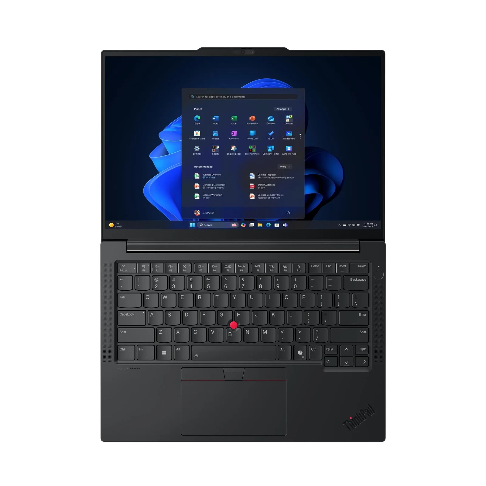 Ноутбук Lenovo ThinkPad E14 G7 (21T9006CIG) Core 5 210H 16Gb SSD512Gb Intel Graphics 14" IPS WUXGA (1920x1200) без ОС black WiFi BT Cam — фото 5