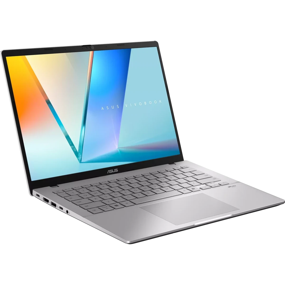 Ноутбук ASUS Vivobook S14 M3407HA (90NB16E2-M00320) AMD Ryzen 7 260 3800MHz/14"/1920x1200/16GB/512GB SSD/AMD Radeon 780M/Wi-Fi/Без ОС Silver — фото 2