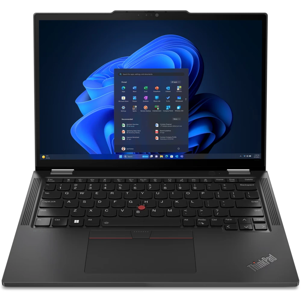 Ноутбук Lenovo ThinkPad X13 2-in1 G5 (21LW001TUS) 13.3" Touch WUXGA IPS AG 100sRGB, U7-155U, 16GB, 1TB SSD, Intel Graphics, 5.0MP+IR Webcam — фото 1