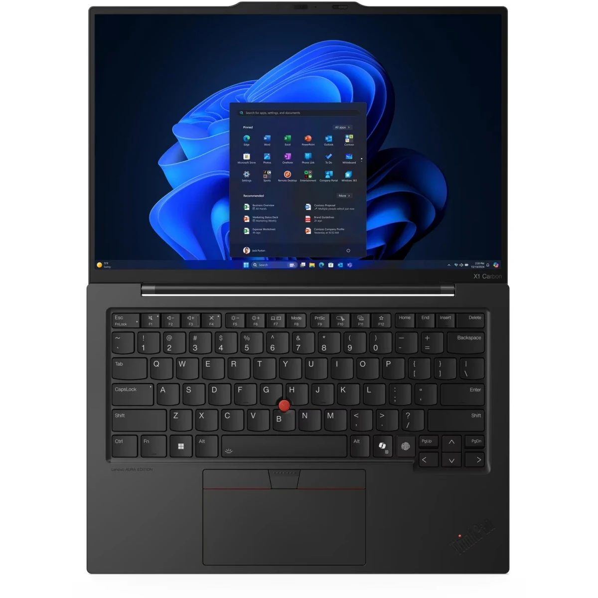 Ноутбук Lenovo ThinkPad X1 Carbon Gen 13 Ultra 7 (21NS0014US) 258V 32Gb SSD 512Gb Intel Arc Graphics 140V 14 2.8K OLED Cam 57Вт*ч Win11Pro(ENG) Черный — фото 5