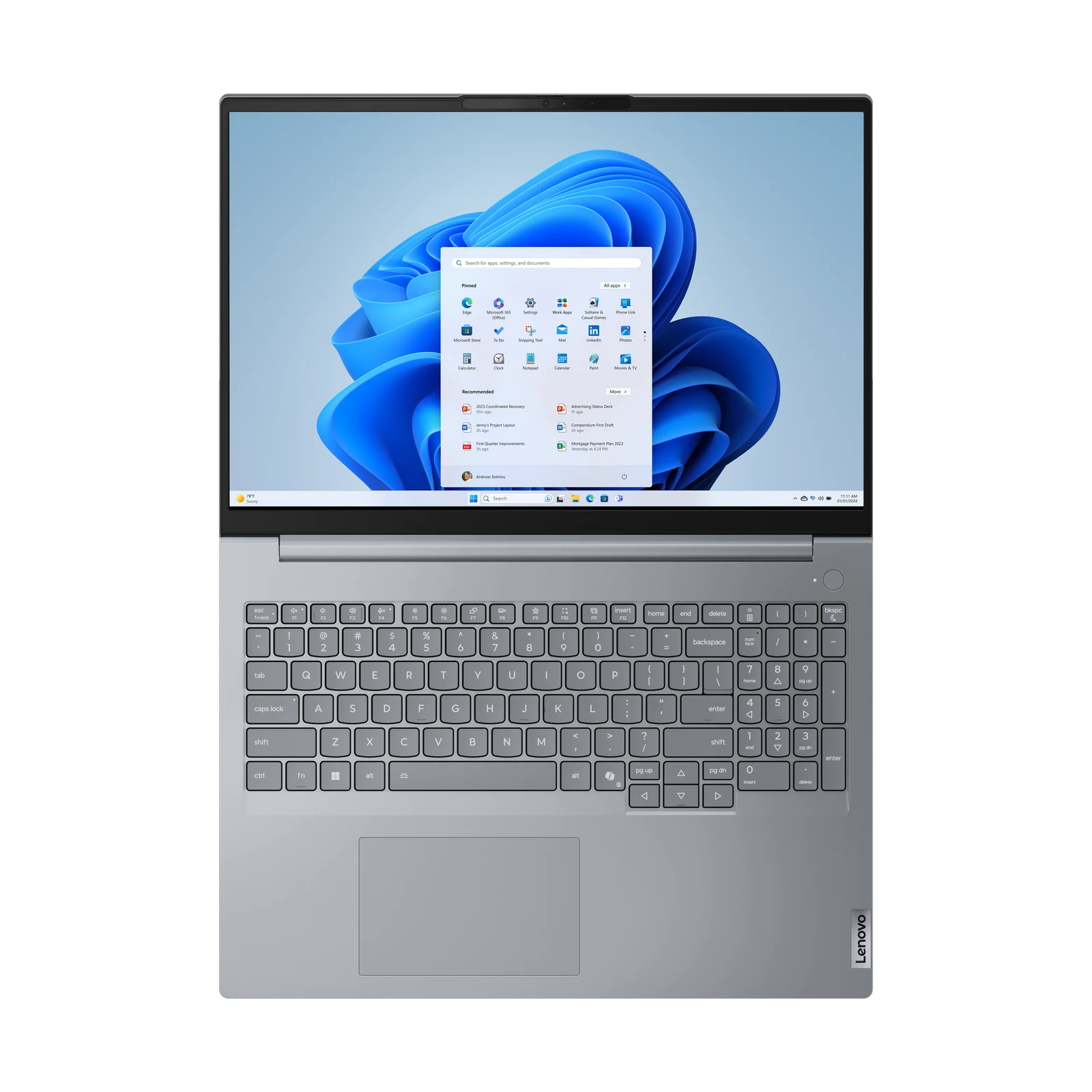Ноутбук Lenovo ThinkBook 16 G8 (21SK0030GQ_32Win11P) IAL Intel Core Ultra 7 255H 4400MHz/16"/1920x1200/32GB/512GB SSD/Intel Arc Graphics — фото 5