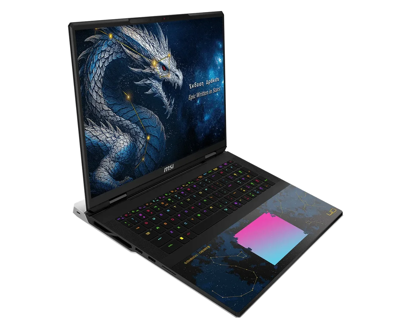 Ноутбук MSI Titan Dragon Edition 18 HX A2WJ-1251RU (9S7-1824D6-1251) 18", IPS, Core Ultra 9 290HX Plus 2.7ГГц, 24-ядерный, 96ГБ DDR5, 2ТБ + 2ТБ SSD — фото 4