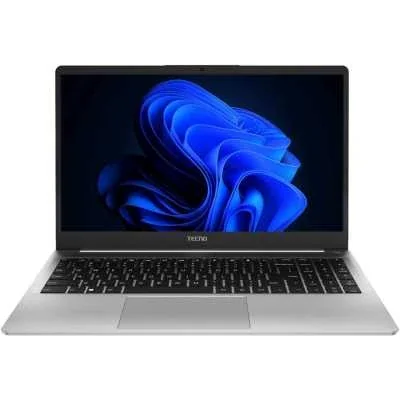 Ноутбук Tecno MegaBook K15SFA (71005000541-Win11H) Ryzen 5 7535HS 8Gb SSD512Gb AMD Radeon 660M 15.6" IPS FHD (1920x1080) silver WiFi BT Cam