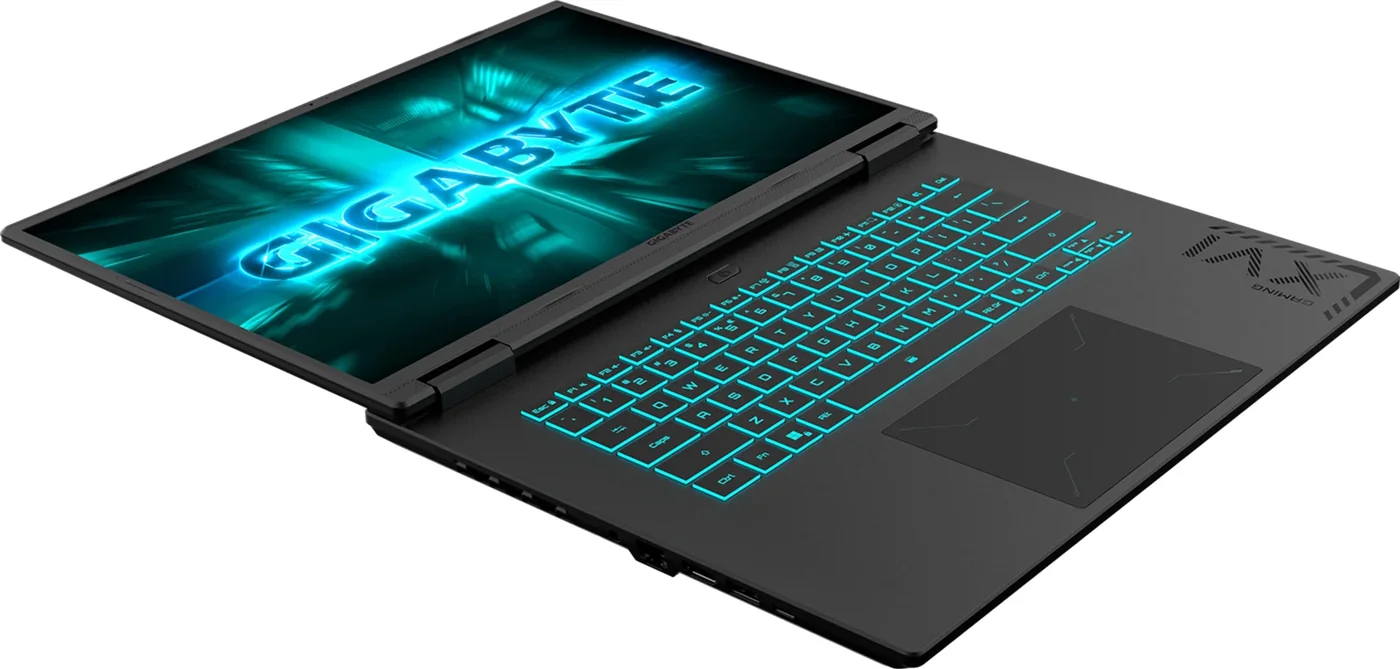 Ноутбук Gigabyte Gaming A16 GA6EH (EVHS3KZC94SD) Intel Core Ultra 9 185H/16Gb/SSD1Tb/RTX5060 8Gb (85W)/16"/IPS/WQXGA/2560x1600/165Hz/NoOS/Black — фото 5