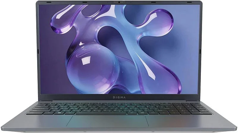 Ноутбук Digma Nova (DN15R5-ADXW11-Win11P) Ryzen 5 3500U 16Gb SSD512Gb AMD Radeon Vega 8 15.6" IPS FHD (1920x1080) grey WiFi BT Cam 6000mAh — фото 1