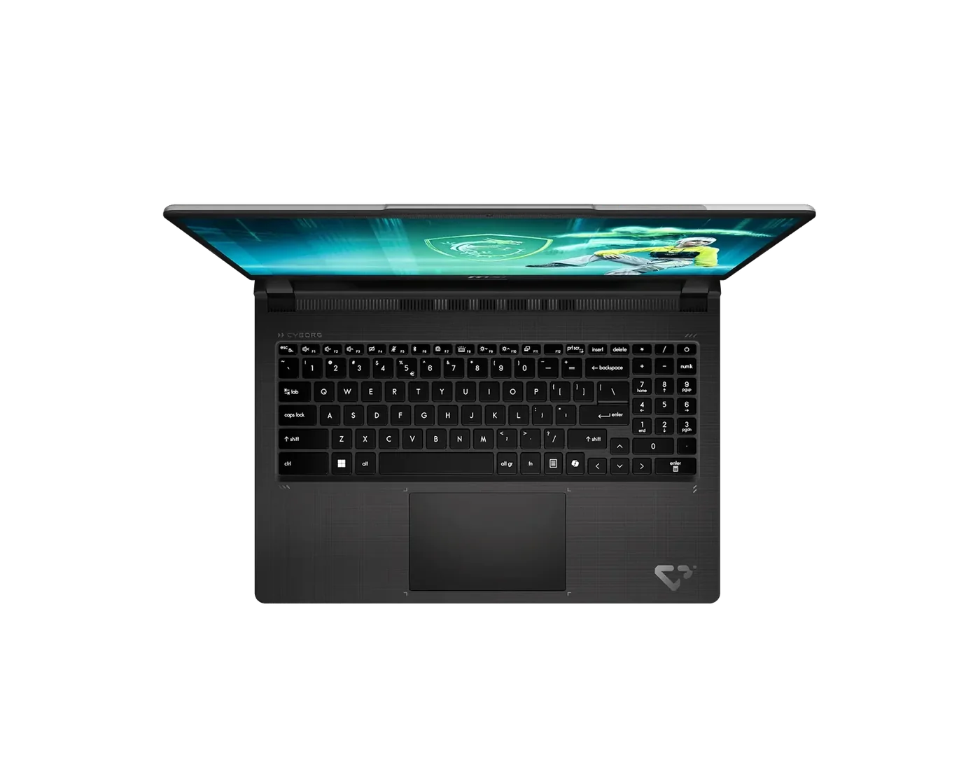 Ноутбук MSI Cyborg A15 C1WF-077XRUY (9S7-15TK21-077-FreeDOS) Ryzen 7 170 16Gb SSD512Gb NVIDIA GeForce RTX 5060 8Gb 15.6" IPS FHD (1920x1080) grey WiFi — фото 3