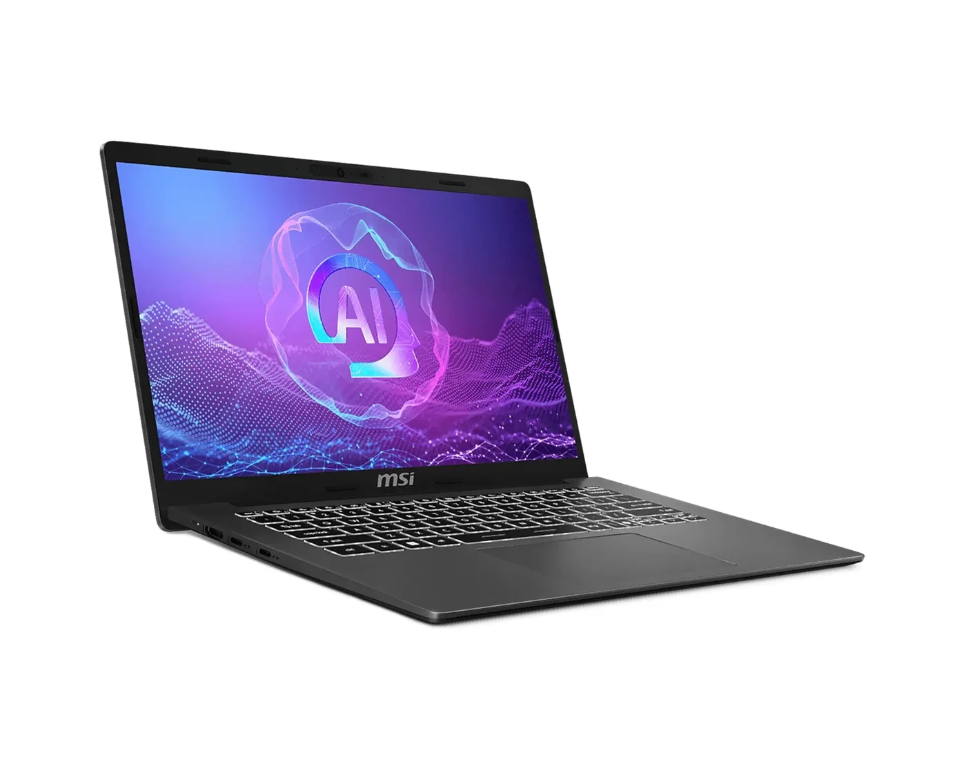 Ноутбук MSI Modern A14 AI+ F3HMG-041XRU (9S7-14SK21-041_32) AMD Ryzen AI 5 330 2000MHz/14"/1920x1080/32GB/512GB SSD/AMD Radeon 820M/Wi-Fi/Bluetooth — фото 2