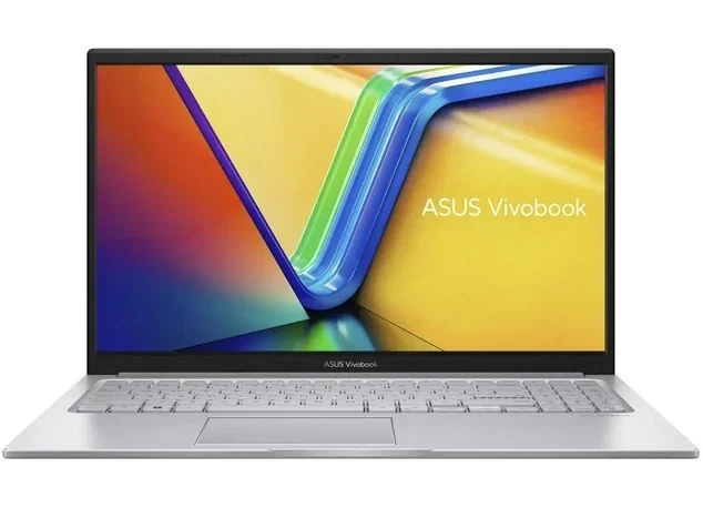 Ноутбук ASUS Vivobook 15 (90NB13Y2-M03FE0) Intel Core 3 100U 1200MHz 15.6", 1920x1080, 8GB, 256GB SSD, Intel Graphics, Wi-Fi, Bluetooth, Без ОС Silver — фото 1