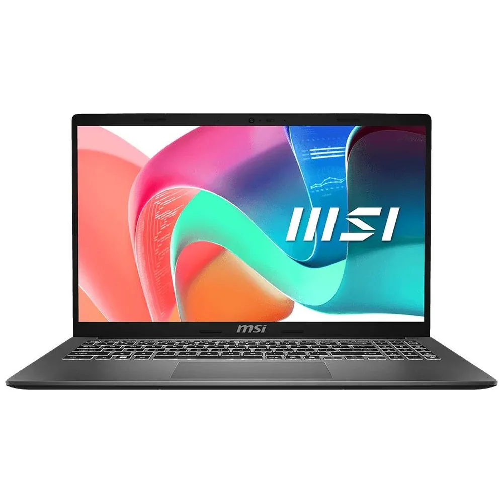 Ноутбук MSI Modern 15 F1MXG-1279XRU (9S7-15S111-1279) Intel Core 5 120U/16Gb (2*8 D5)/SSD512Gb/15.6"/IPS/FHD/1920x1080/60Hz/NoOS/RJ-45/Platinum Gray — фото 1