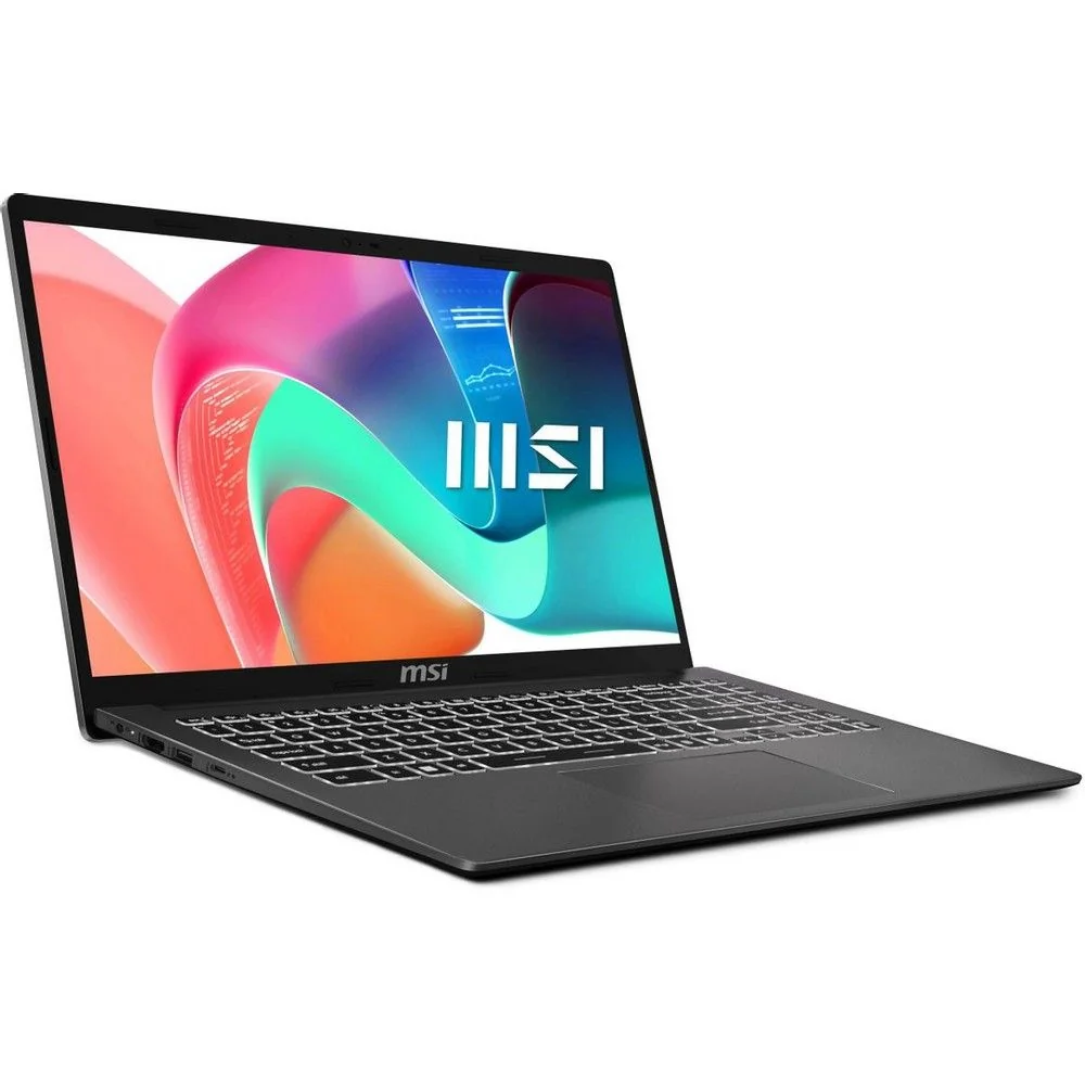 Ноутбук MSI Modern 15 F1MXG-1279XRU (9S7-15S111-1279) Intel Core 5 120U/16Gb (2*8 D5)/SSD512Gb/15.6"/IPS/FHD/1920x1080/60Hz/NoOS/RJ-45/Platinum Gray — фото 3