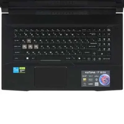 Ноутбук MSI Katana 17 B13VEK-1622XRUY (9S7-17L541-1622)Intel Core i7-13620H/16Gb (2*8 D5)/SSD512Gb/RTX4050 6Gb 105W/17.3"/IPS/FHD/1920x1080/NoOS/Black — фото 5