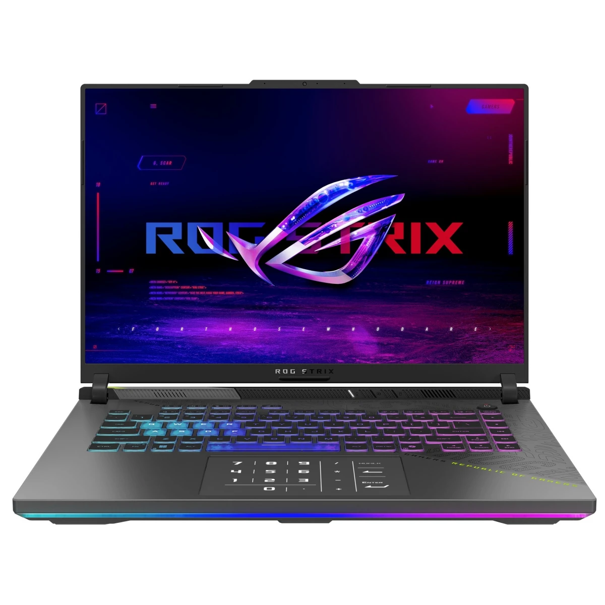 Ноутбук ASUS Rog Strix G16 G614PR-RV027 (90NR0NJ7-M001J0-DOS) 16" FHD+ IPS 300N 165Hz/R9-8940HX/16GB/1TB SSD/RTX 5070Ti 12GB/DOS/Eclipse Gray