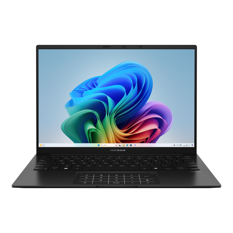 Ноутбук ASUS UM3406GA-QD009 (90NB17R1-M00650-DOS) 14" WUXGA OLED 400N/Ryzen 7 AI 445/32GB/1TB SSD/UMA/DOS/Jade Black