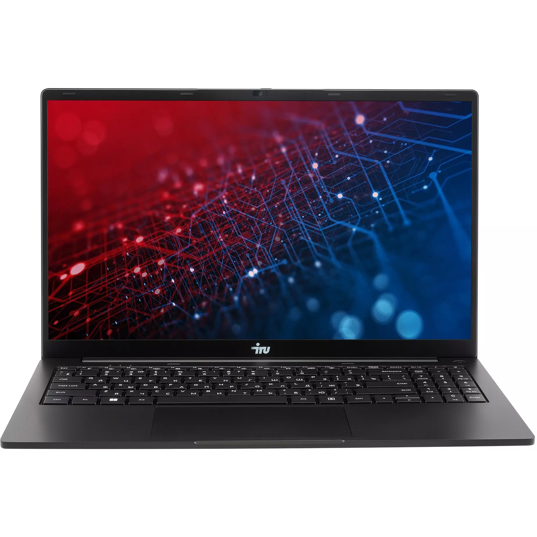 Ноутбук IRU Strato 15ALID5 (2148029) Core i5 1235U 8Gb SSD256Gb Intel UHD Graphics 15.6" IPS FHD (1920x1080) FreeDOS black WiFi BT Cam 6000mAh