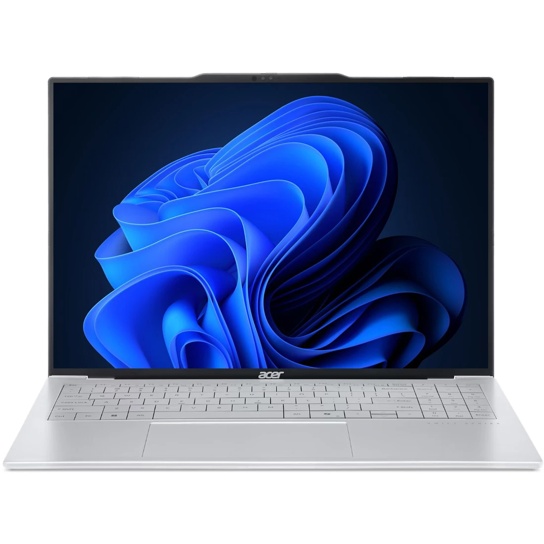 Ноутбук Acer SFA16-61M-R8TC (NX.DJBCD.001) Ryzen AI 5 330 16Gb SSD1Tb AMD Radeon 16" OLED WUXGA (1920x1200) без ОС silver WiFi BT Cam