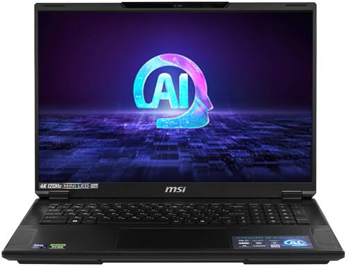 18" Ноутбук MSI Stealth 18 AI Studio A1VHG черный — фото 1