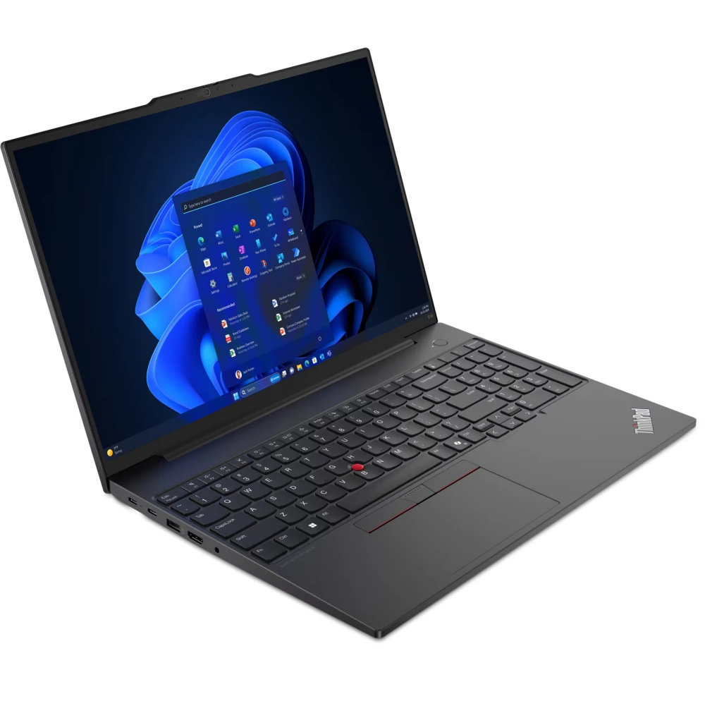 Ноутбук Lenovo ThinkPad E16 G2 (21M6S1F000/32G) 16", 2025, IPS, AMD Ryzen 7 7735U 2.7ГГц, 8 ядер, 32ГБ DDR5, 512ГБ SSD, AMD Radeon 680M, без ОС
