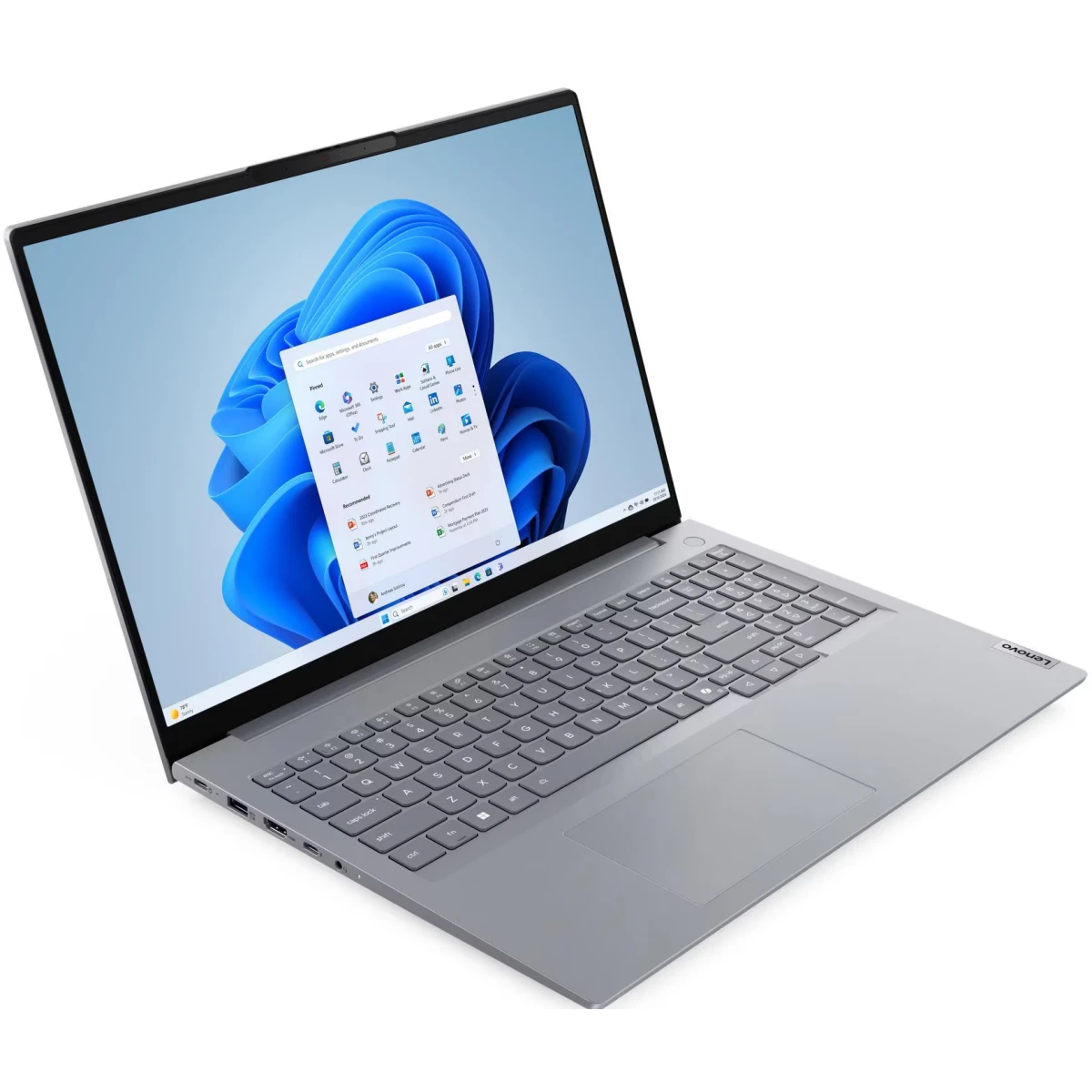 Ноутбук Lenovo Thinkbook 16 G9 IRL (21US006FGQ-Win11P) Core 7 240H 32Gb SSD1Tb Intel Graphics 16" IPS WUXGA (1920x1200) grey WiFi BT Cam