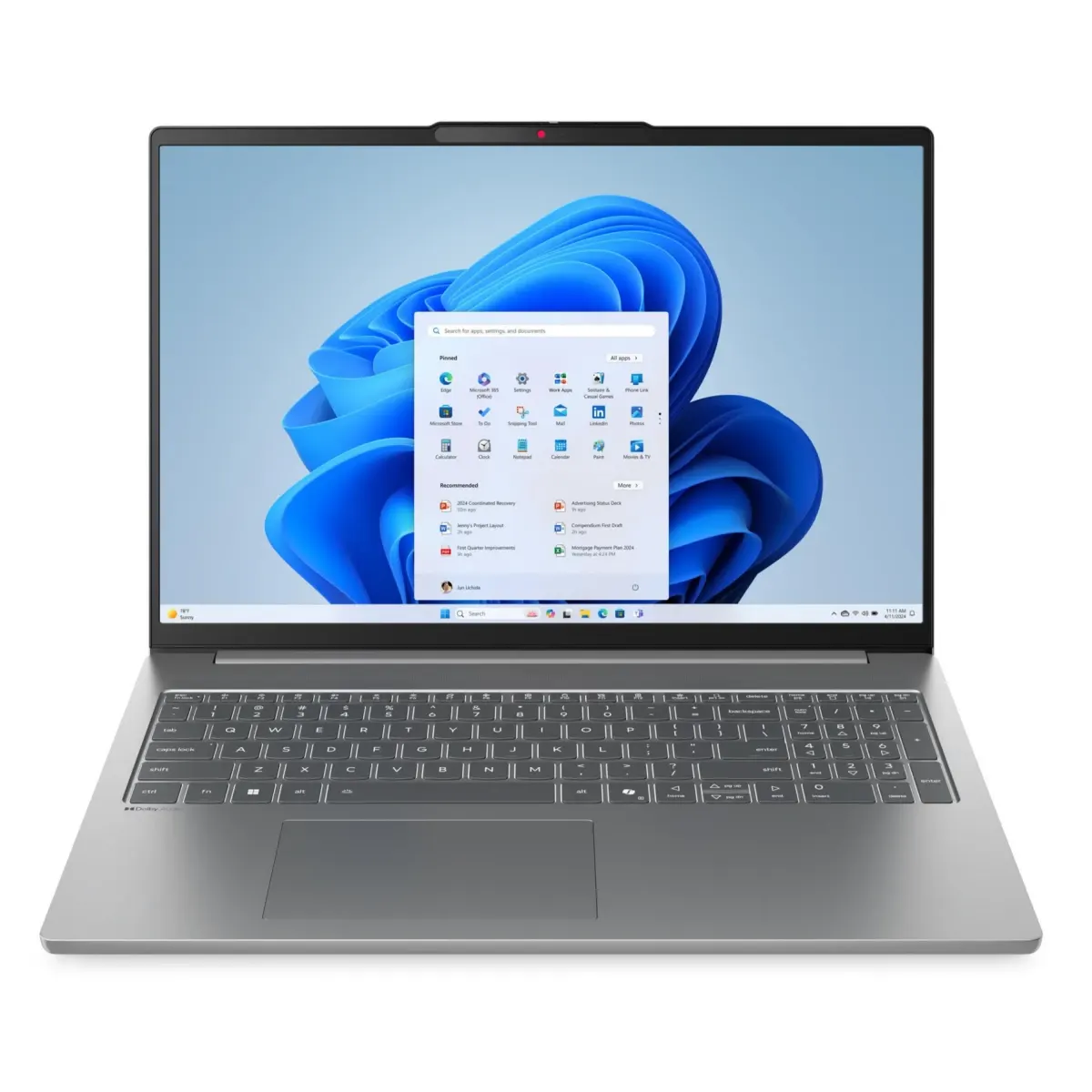 Ноутбук Lenovo IdeaPad Slim 5 16ARP10 (83HU0007RK) 16"(1920x1200 IPS)/AMD Ryzen 7 7735HS(3.2Ghz)/16384Mb/512PCISSDGb/noDVD/Int:AMD Radeon 680M/Cam/BT