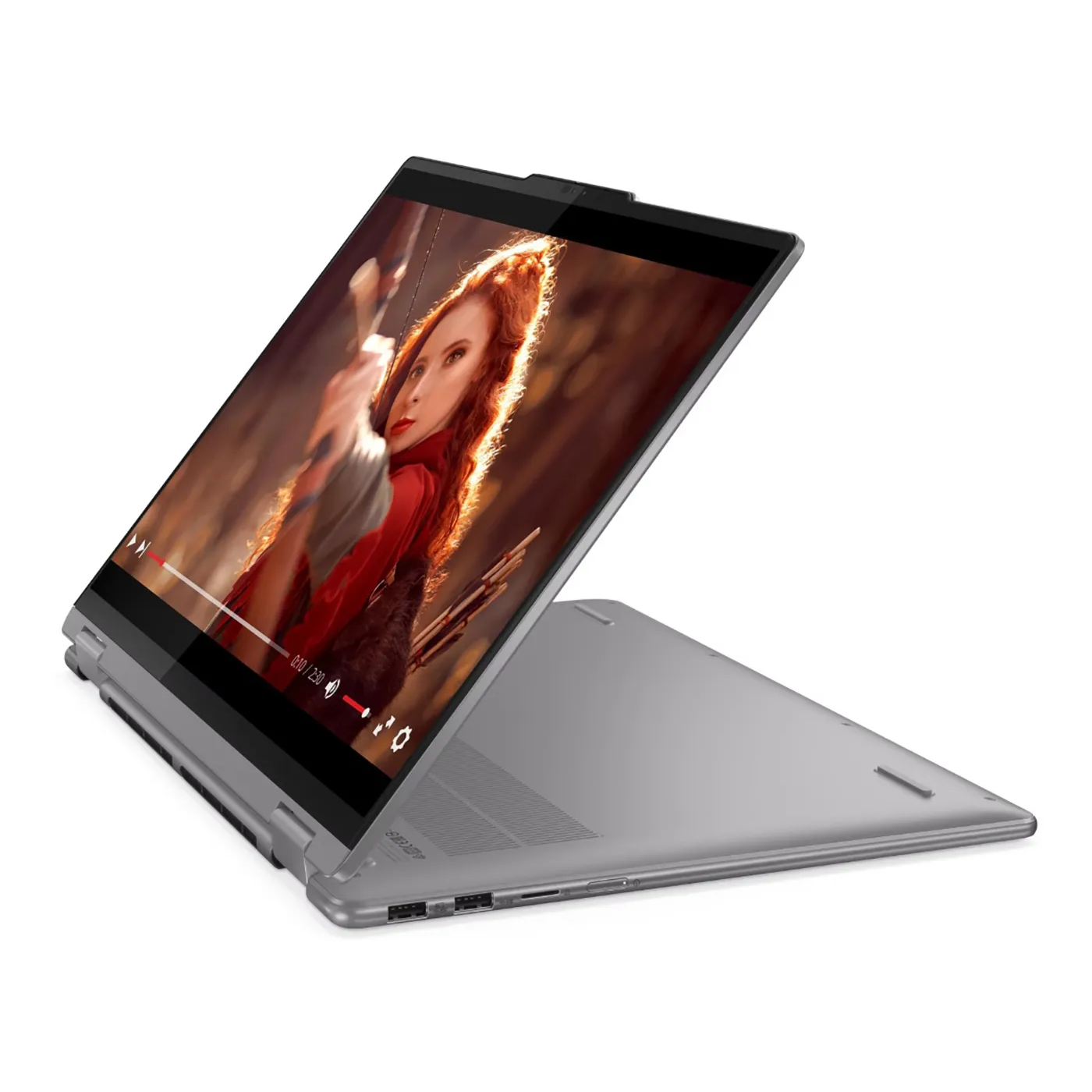 Ноутбук Lenovo Yoga 7 2-in-1 16AHP9 (83DM0006US)16"(1920x1200 IPS)/Touch/AMD Ryzen 8840HS(3.8Ghz)/16384Mb/512PCISSDGb/noDVD/Int:AMD Radeon 780M/Cam/BT