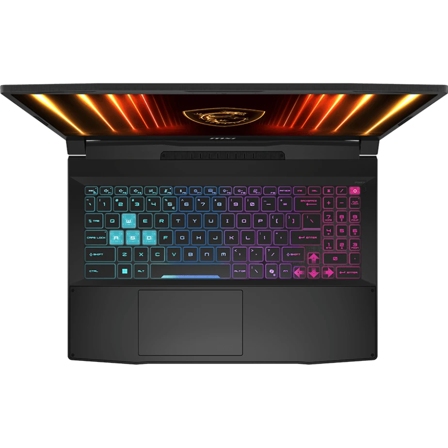 Ноутбук MSI Katana 15 HX B14WFK-1065XRU (9S7-1587C1-1065) i5 14450HX 16Gb SSD512Gb GF RTX 5060 8Gb 15.6" IPS FHD (1920x1080) FreeDOS black WiFi BT Cam
