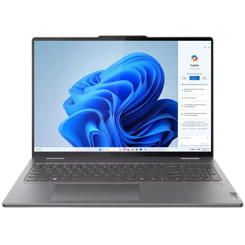 Ноутбук Lenovo Yoga 7 2-in-1 16IML9 (83DL0002US-Win11) Ultra 7 155U 16Gb SSD 1Tb Intel Graphics 16 WUXGA IPS TS Cam (ENG) KBD RUENG Темно-серый
