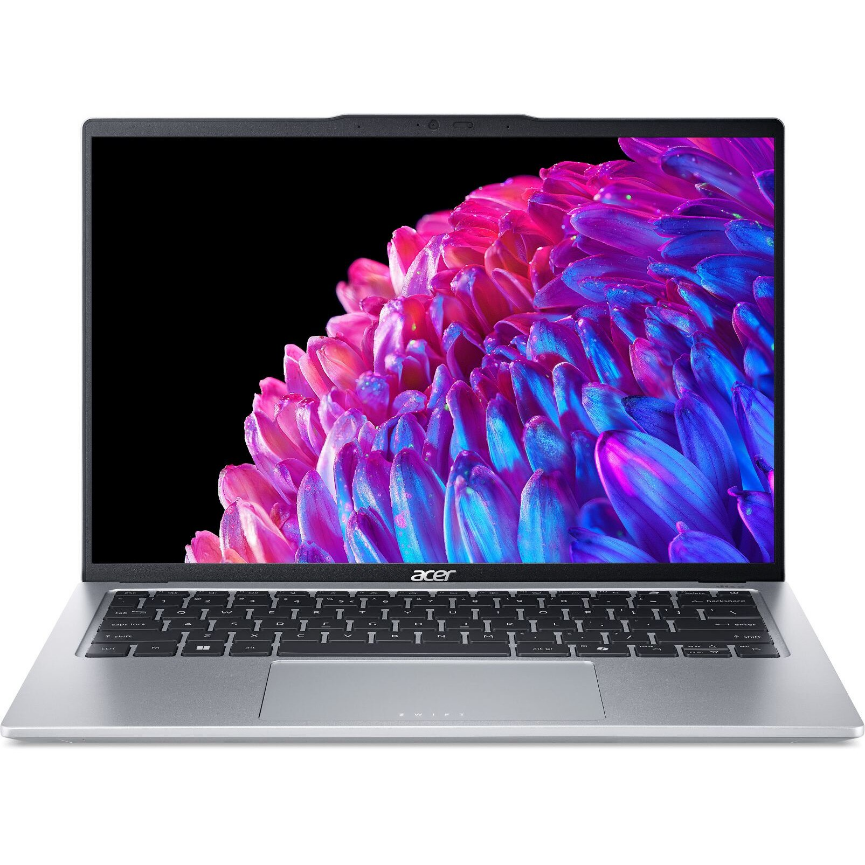 Ноутбук Acer Swift Go 14 SFG14-73-70EH (NX.KSGCD.002) Core Ultra 7 155H 16Gb SSD1Tb Intel Arc 14" OLED 2.8K (2880x1800) Windows 11 Home silver