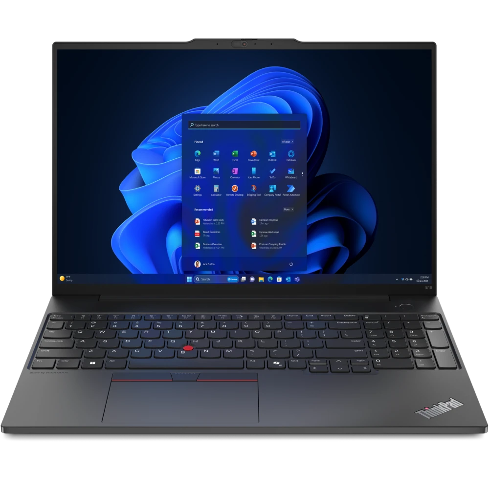 Ноутбук Lenovo ThinkPad E16 G2 (21M6S1F000/32G) 16", 2025, IPS, AMD Ryzen 7 7735U 2.7ГГц, 8 ядер, 32ГБ DDR5, 512ГБ SSD, AMD Radeon 680M, без ОС
