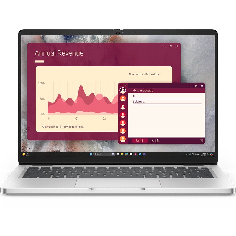 Ноутбук DELL Pro14-5653 Core Ultra 5 235U vPro 14,0" FHD+ (1920 x 1200) IPS,AG,300 nit, 16GB DDR5 (1x16GB) 512GB SSD Intel Arc graphics,3cell,Backlit