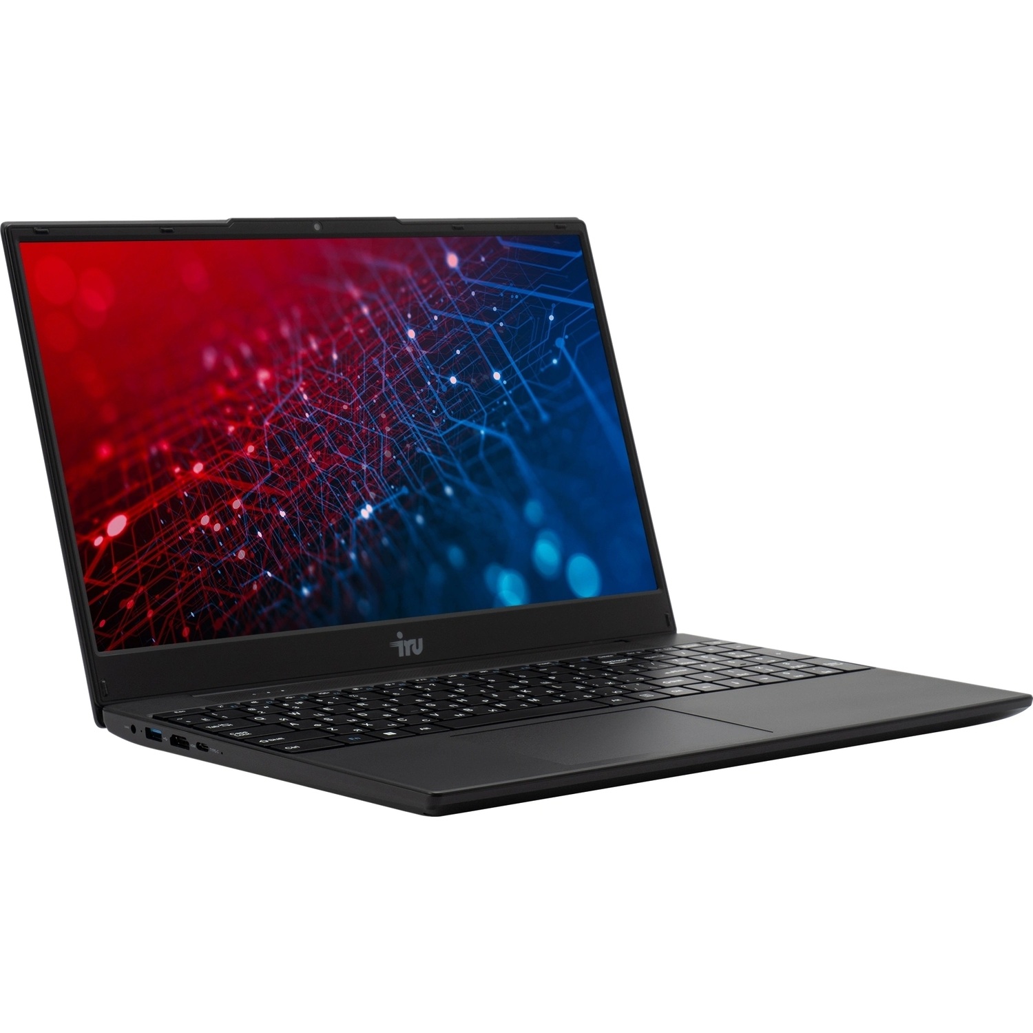Ноутбук IRU Tactio 15ALGR-2173258 Core i5 1335U 16Gb SSD512Gb Intel UHD Graphics 15.6" IPS FHD (1920x1080) без ОС black WiFi BT Cam 4500mAh